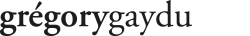 gregorygaydu Logo